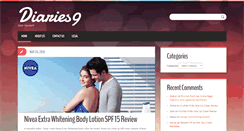 Desktop Screenshot of diaries9.com